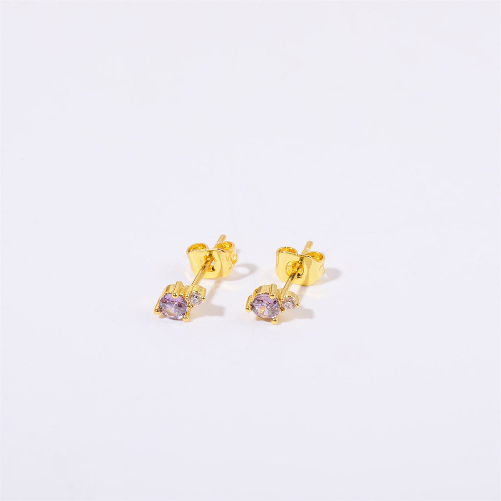 December Birthstone Zircon Earrings