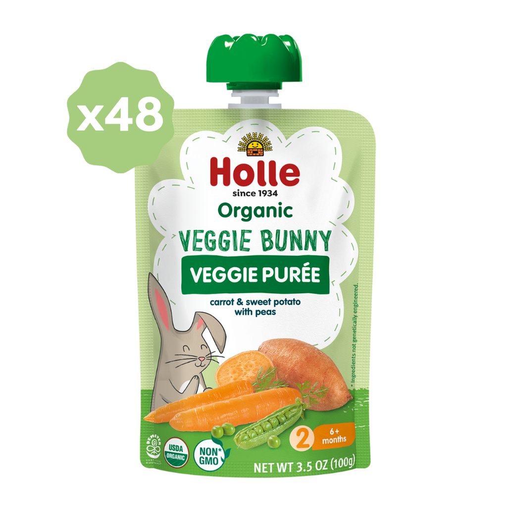 Holle Organic Veggie Bunny - Veggie Purée Pouches