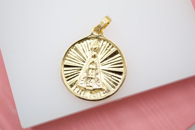 Saint Virgin Mary Religious Medal Pendant