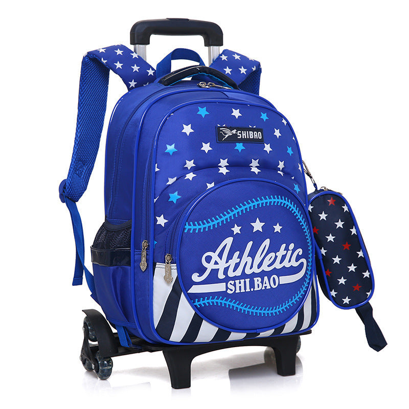 Waterproof Children's Trolley School Bag