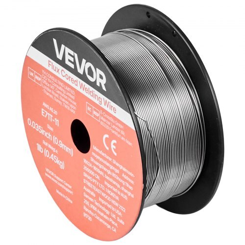Flux Core MIG Welding Wire, E71T-11 0.035-inch 1 LBS, Gasless Mild Steel Welding Wire with Low Spatter for All Position Arc Welding, Self-Shielded for Outdoor Use (Pack of 3 Rolls)