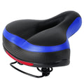 Padded Bike Seat with Dual Springs & Reflective Strip