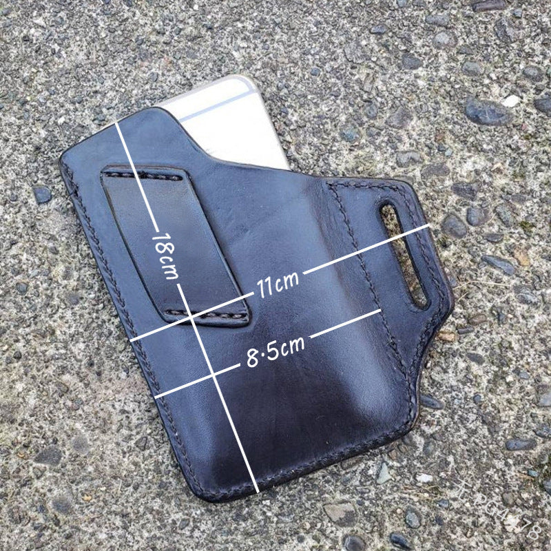 Leather Waist Tool and Mobile Phone Bag