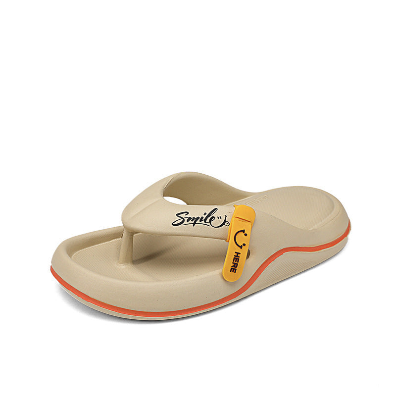 Men's Casual Flip Flops: Outer Wear, All-matching Beach Slippers