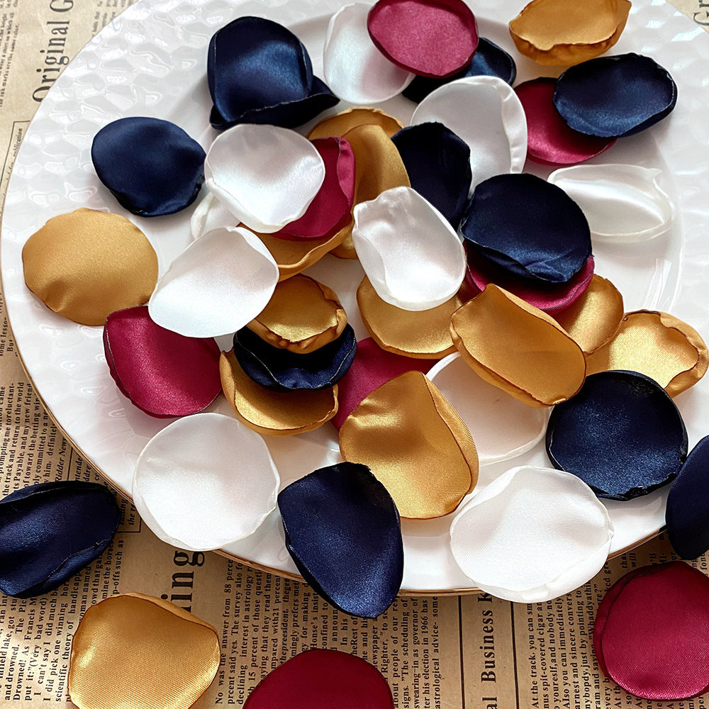 4cm Silk Rose Burnt Edge Petals