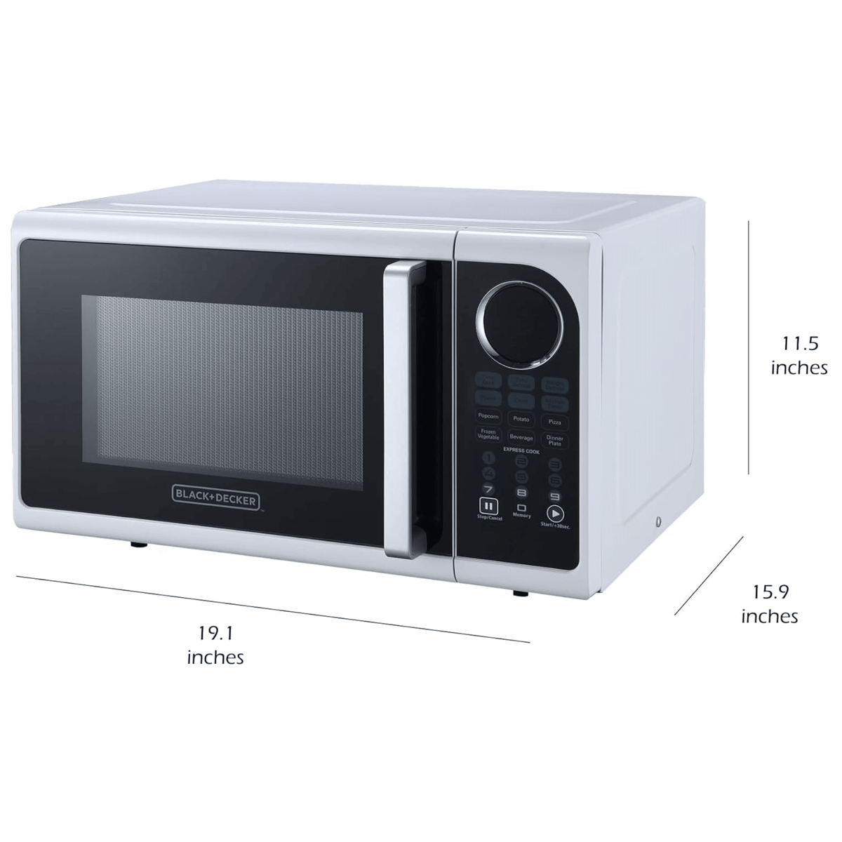 Black & Decker .9cf 900W Countertop Microwave Oven