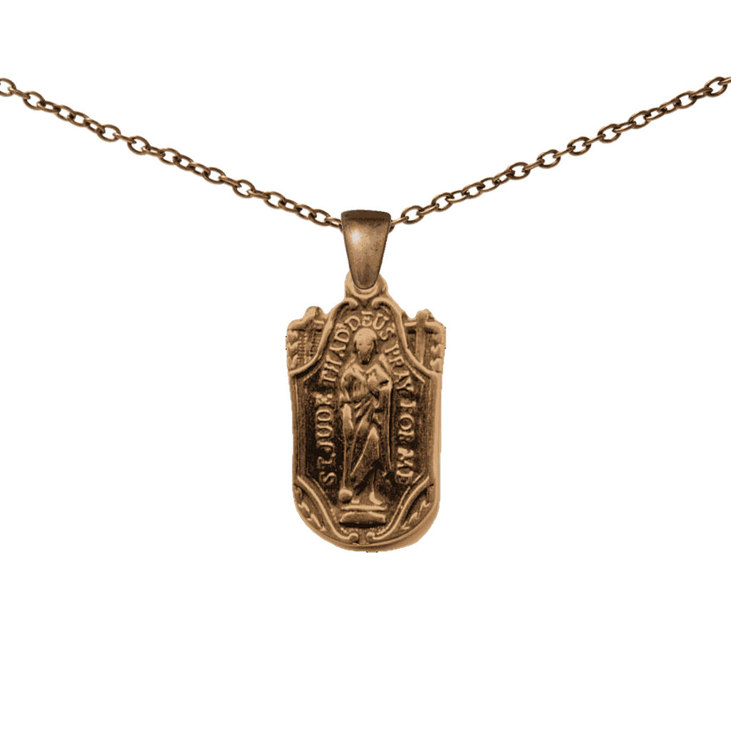 Vintage Bronze St. Jude Medal
