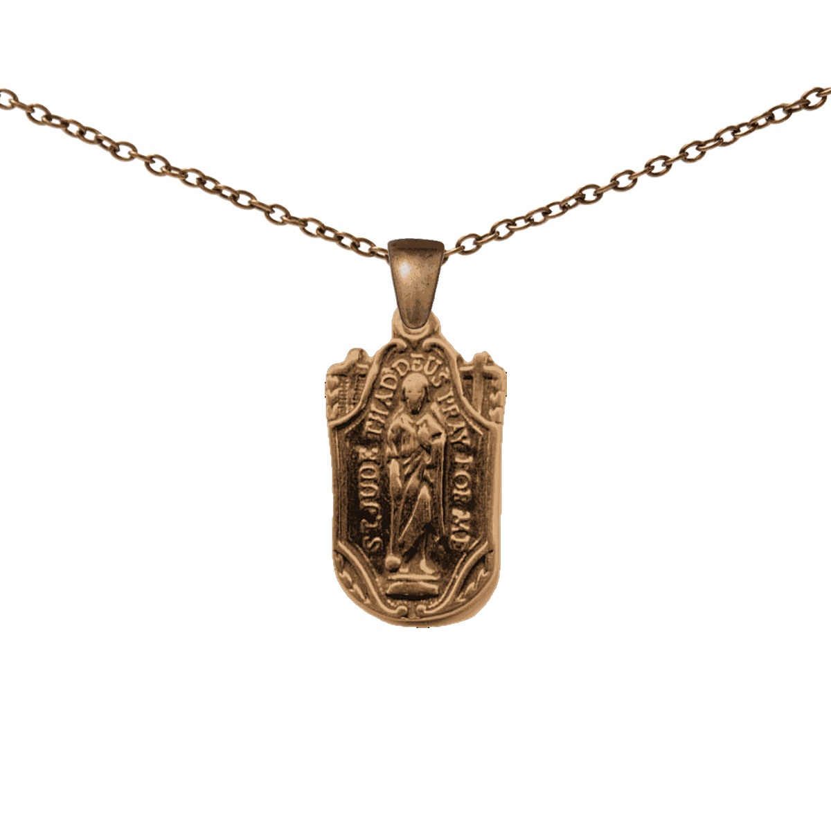 Vintage Bronze St. Jude Medal