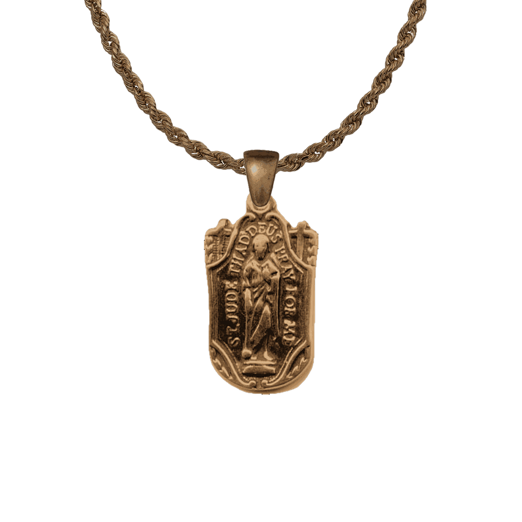 Vintage Bronze St. Jude Medal