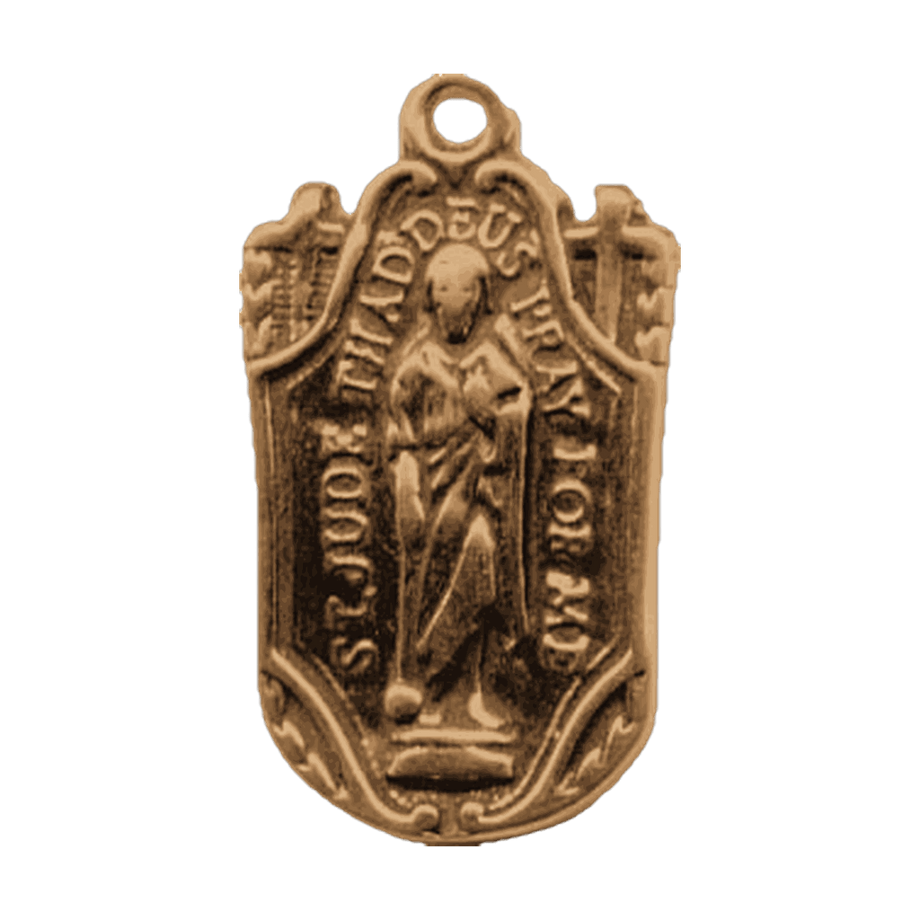 Vintage Bronze St. Jude Medal