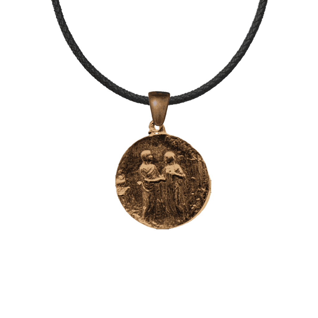 Vintage Bronze Garden of Eden Marriage Medal