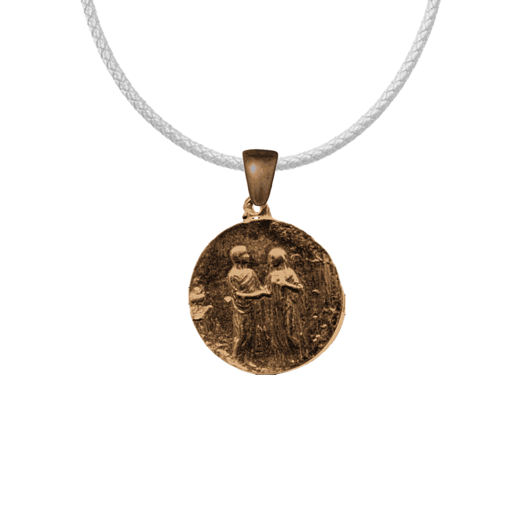 Vintage Bronze Garden of Eden Marriage Medal