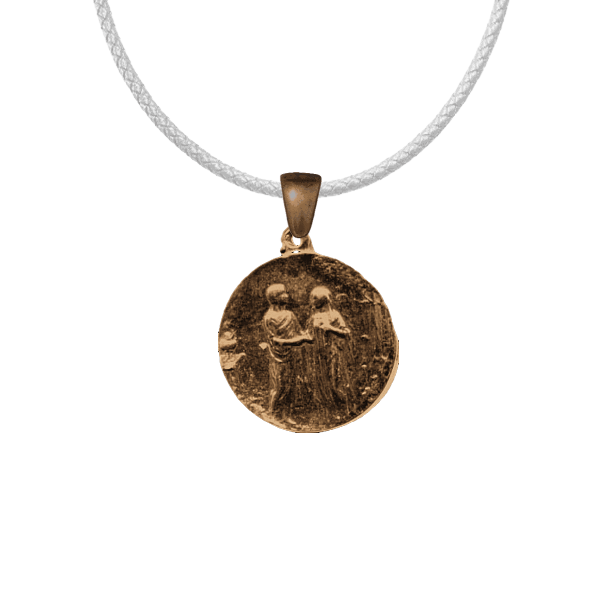 Vintage Bronze Garden of Eden Marriage Medal