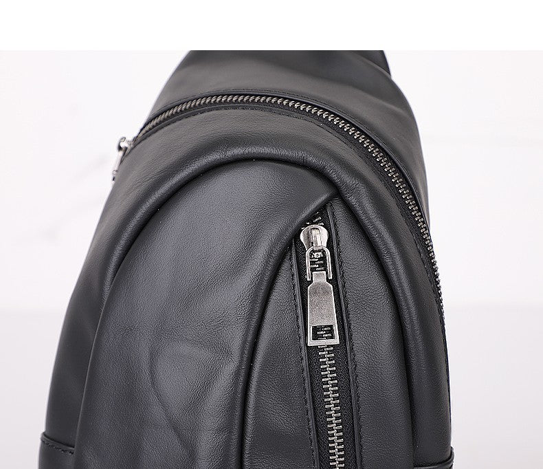 Leather Men's Chest Bag