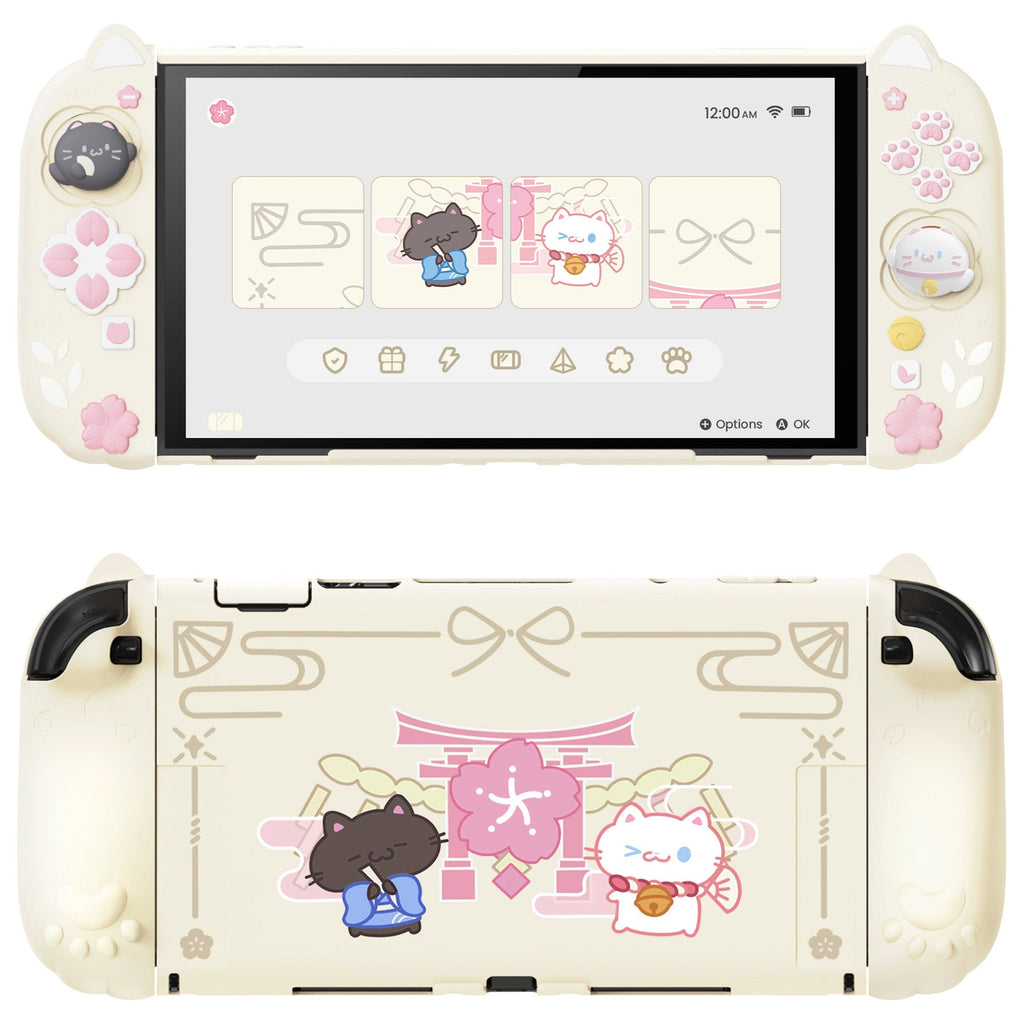 Cartoon Cat Handle Grip Silicone Protective Cover
