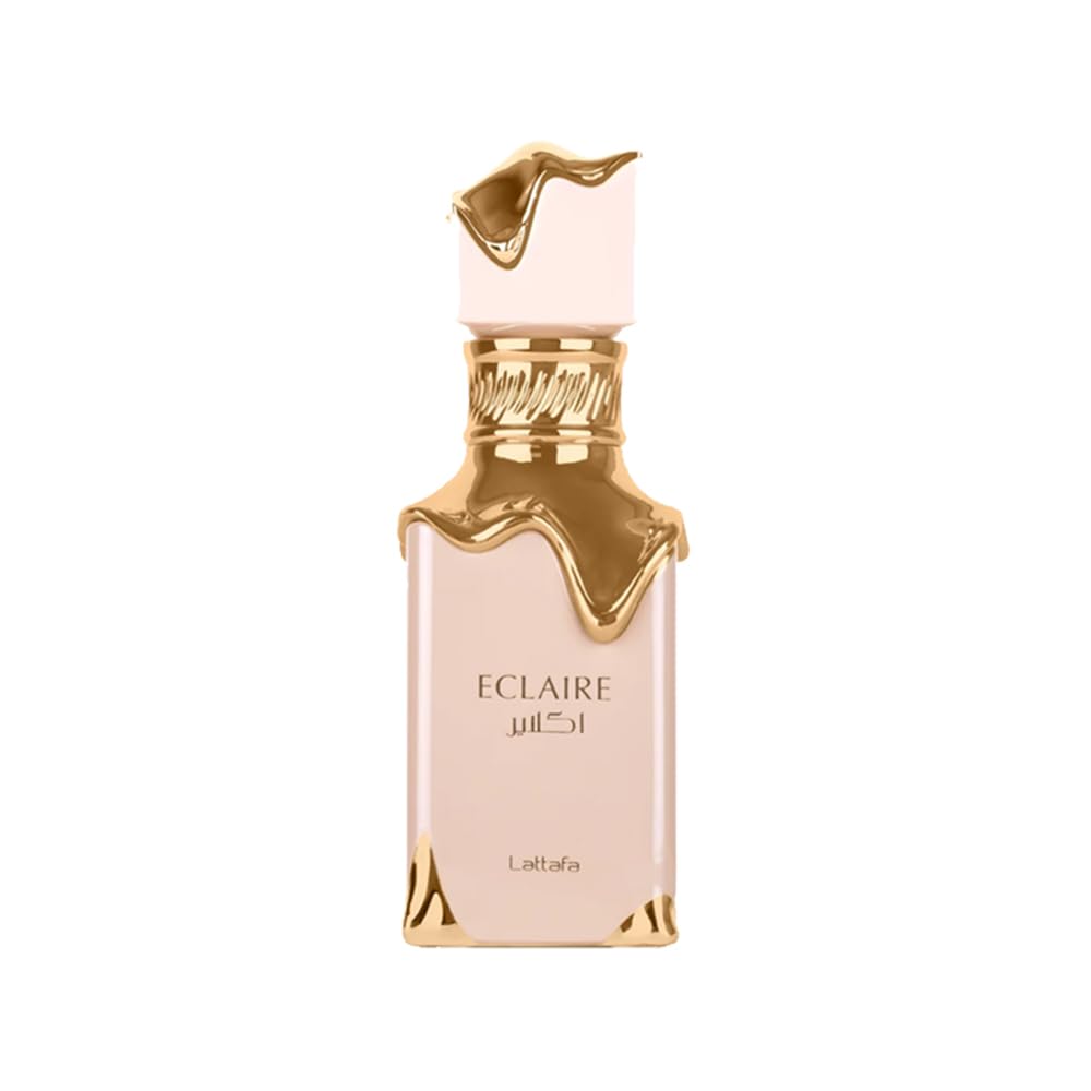 Lattafa Eclaire - Vanilla, Caramel, Sweet, Floral - Eau de Parfum Long-Lasting Fragrance for Women, 3.40 Ounce / 100 ml