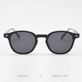 Retro Colorful Polarized Sunglasses With A Thin Frame