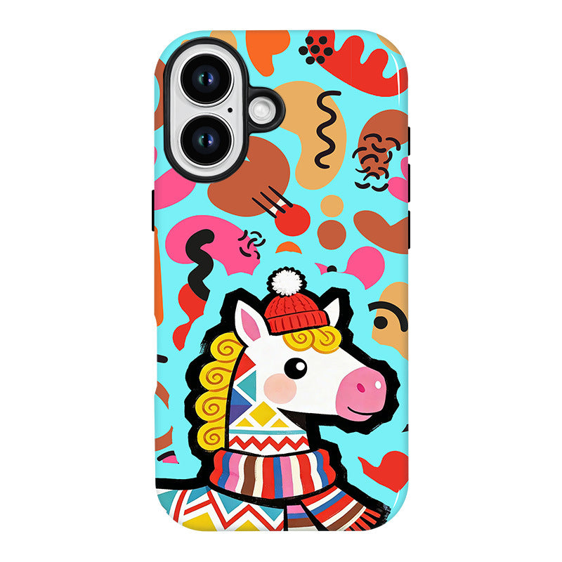 Creative Cartoon-print Silicone Phone Case