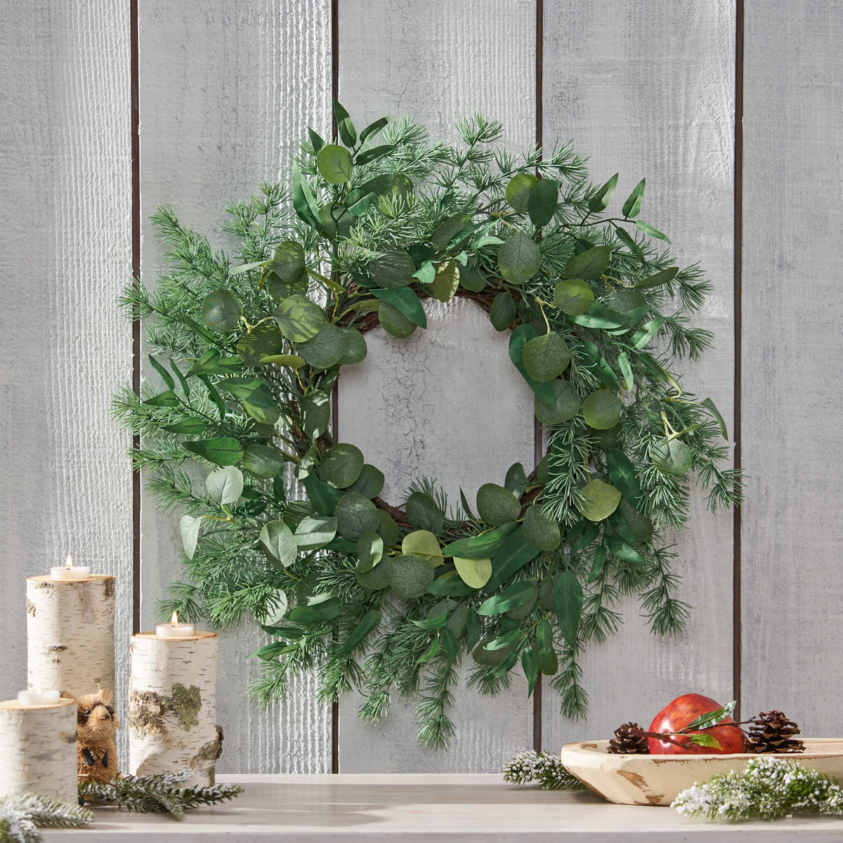 24.5" LEAVES WREATH