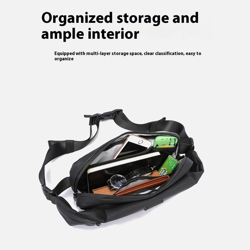 Smart LED Outdoor Sports Waist Bag: Dynamic Mobile Display