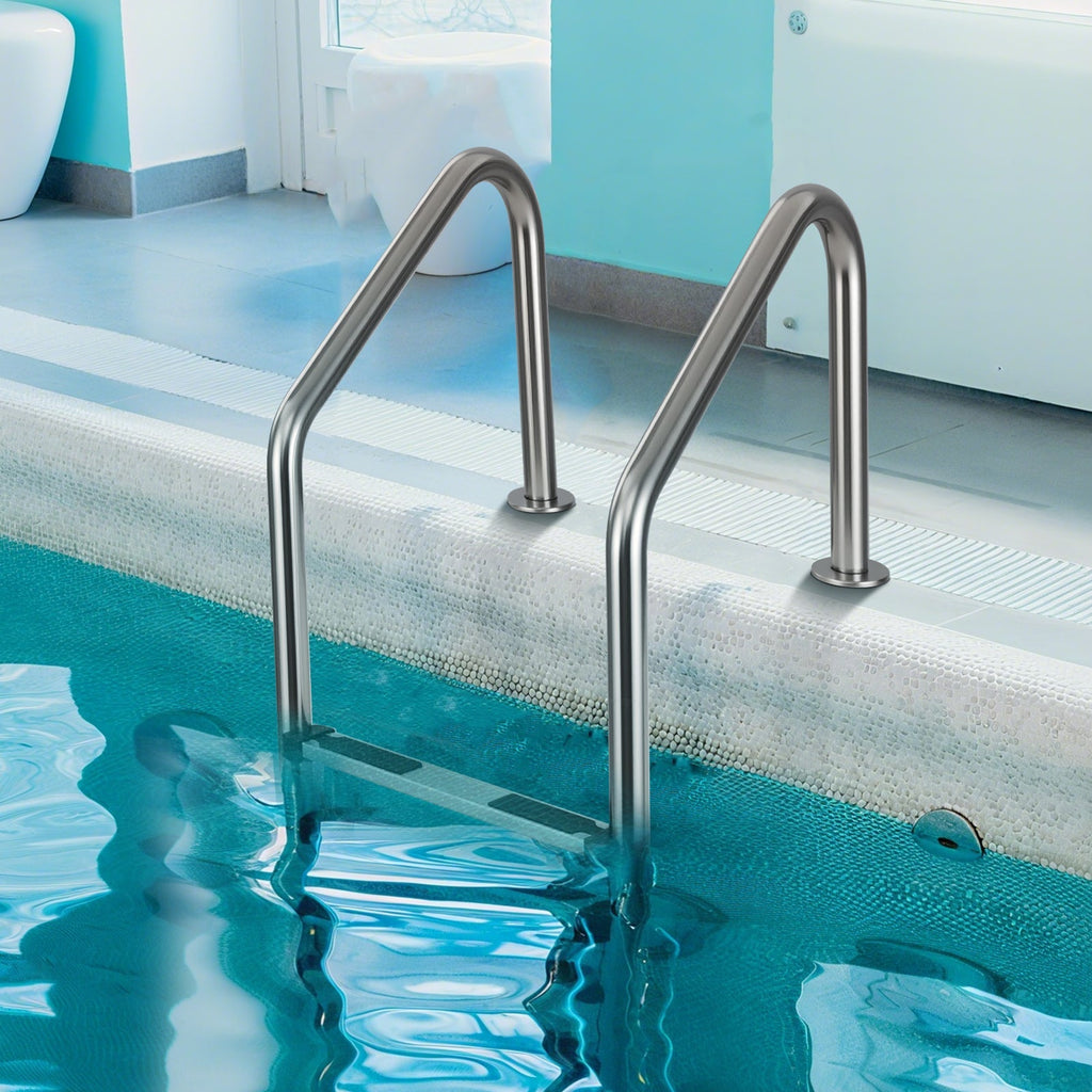 4-Step Inground Pool Ladder Stainless Steel Swimming Pool Ladder