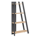 4-Tier Modern Bookshelf Wooden Vertical Display Book Shelf for Small Space