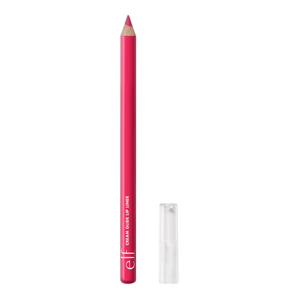 e.l.f. Cream Glide Lip Liner, Highly-Pigmented Pencil For Shaping & Sculpting Lips, Semi-Matte Finish, Vegan & Cruelty-Free