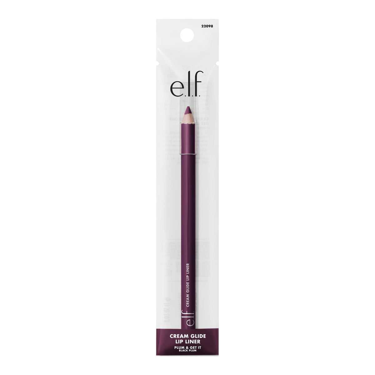 e.l.f. Cream Glide Lip Liner, Highly-Pigmented Pencil For Shaping & Sculpting Lips, Semi-Matte Finish, Vegan & Cruelty-Free
