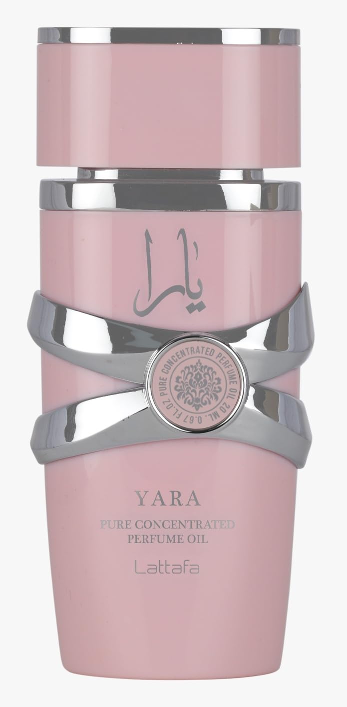 Lattafa Yara – Floral, Gourmand, Fruity, Musky – Pure Concentrated Perfume Oil Long-Lasting Fragrance for Women, 0.67 Ounce / 20 ml