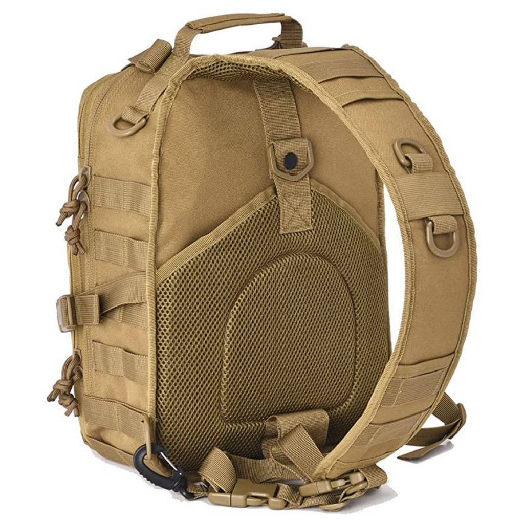 JupiterGear Tactical Military Sling Backpack 15L Shoulder Bag Molle Outdoor Daypack Backpack with Adjustable Strap