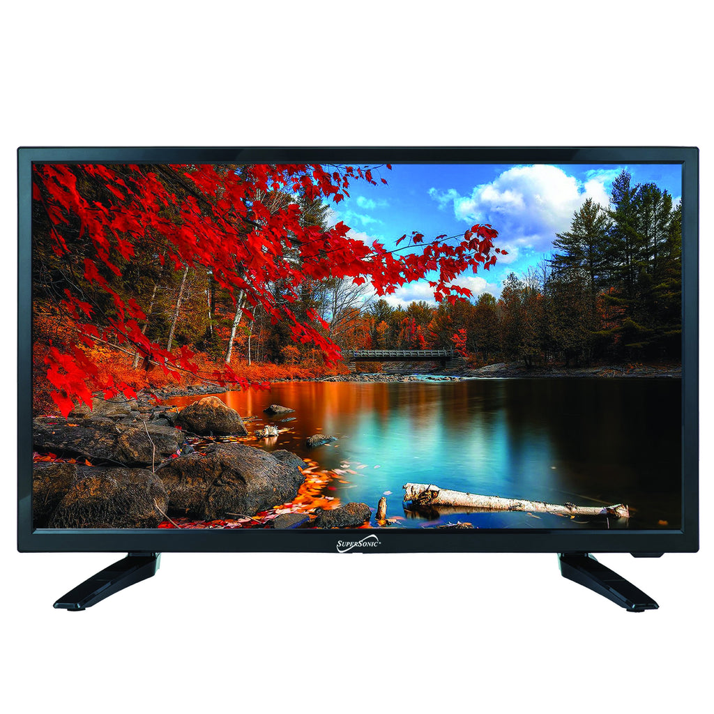 Supersonic 24" 12 Volt ACDC Widescreen LED HDTV with USB, SD Card Reader and HDMI (SC-2411)
