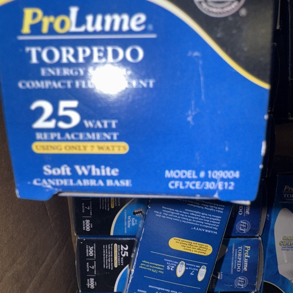Set of 15 Halco Prolume Torpedo Light Bulbs Model 1009004