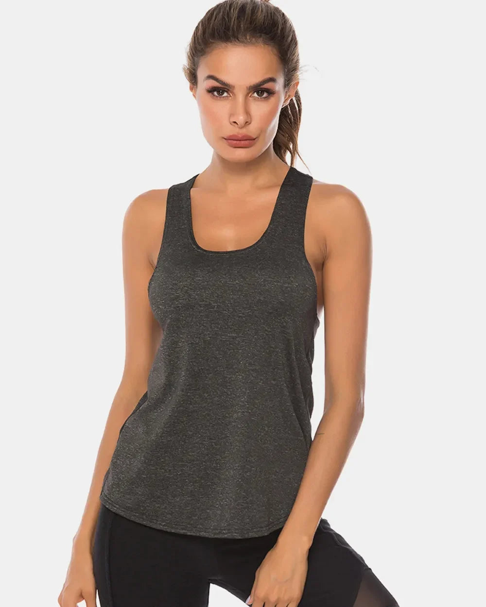 JupiterGear Scoop-Neck Long Tank Top