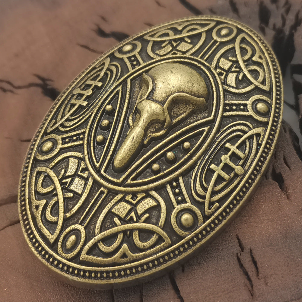 Men's Crow Brooch Nordic Myth Men's Charm