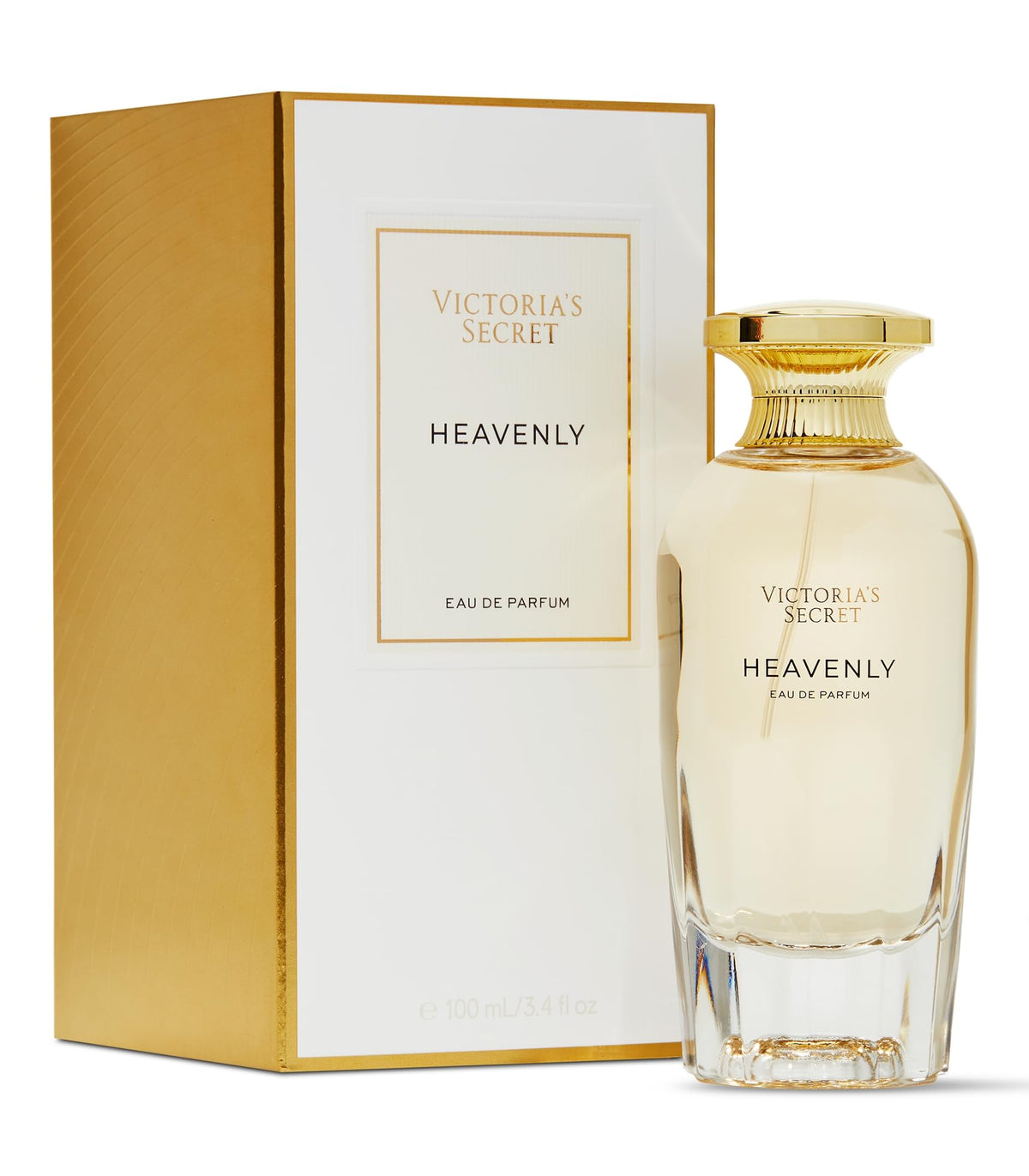 Victoria's Secret Heavenly Eau de Parfum, Notes of Gold Musk, Vanilla Sandalwood & White Jasmine, Perfumes for Women (3.4 oz)