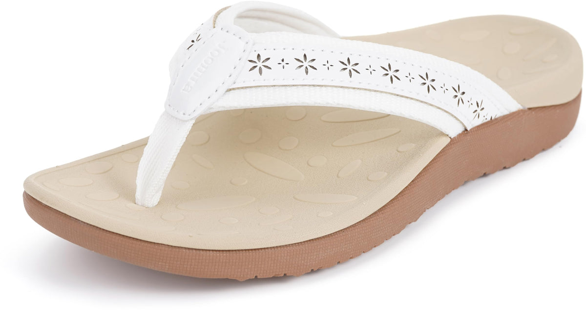 Joomra Arch Support Flip Flops for Women Size 10 Thong Sandals WhiteJoomra Arch Support Flip Flops for Women Size 10 Thong Sandals White used