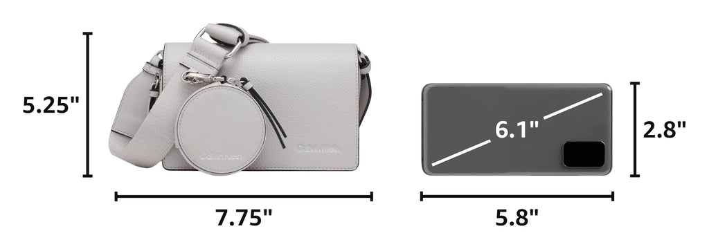Calvin Klein Women's Millie Triple Compartment Camera Bag Crossbody