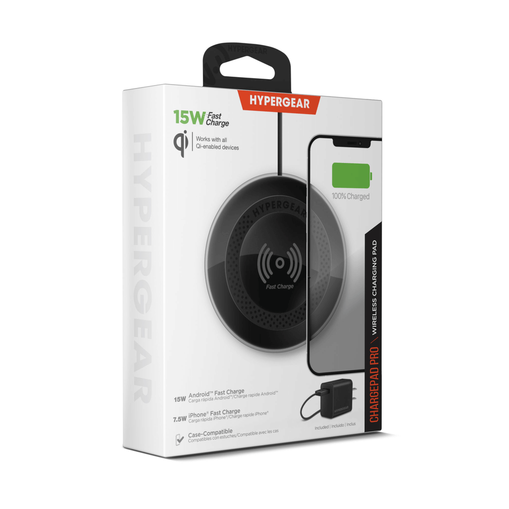 HyperGear ChargePad Pro 15W Wireless Fast Charger USB-C