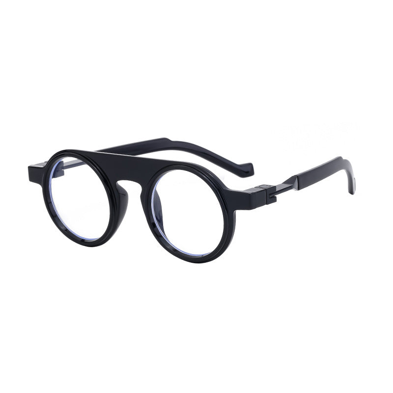 New European and American fashion round frame sunglasses for men, personalized and high-end sunglasses for men