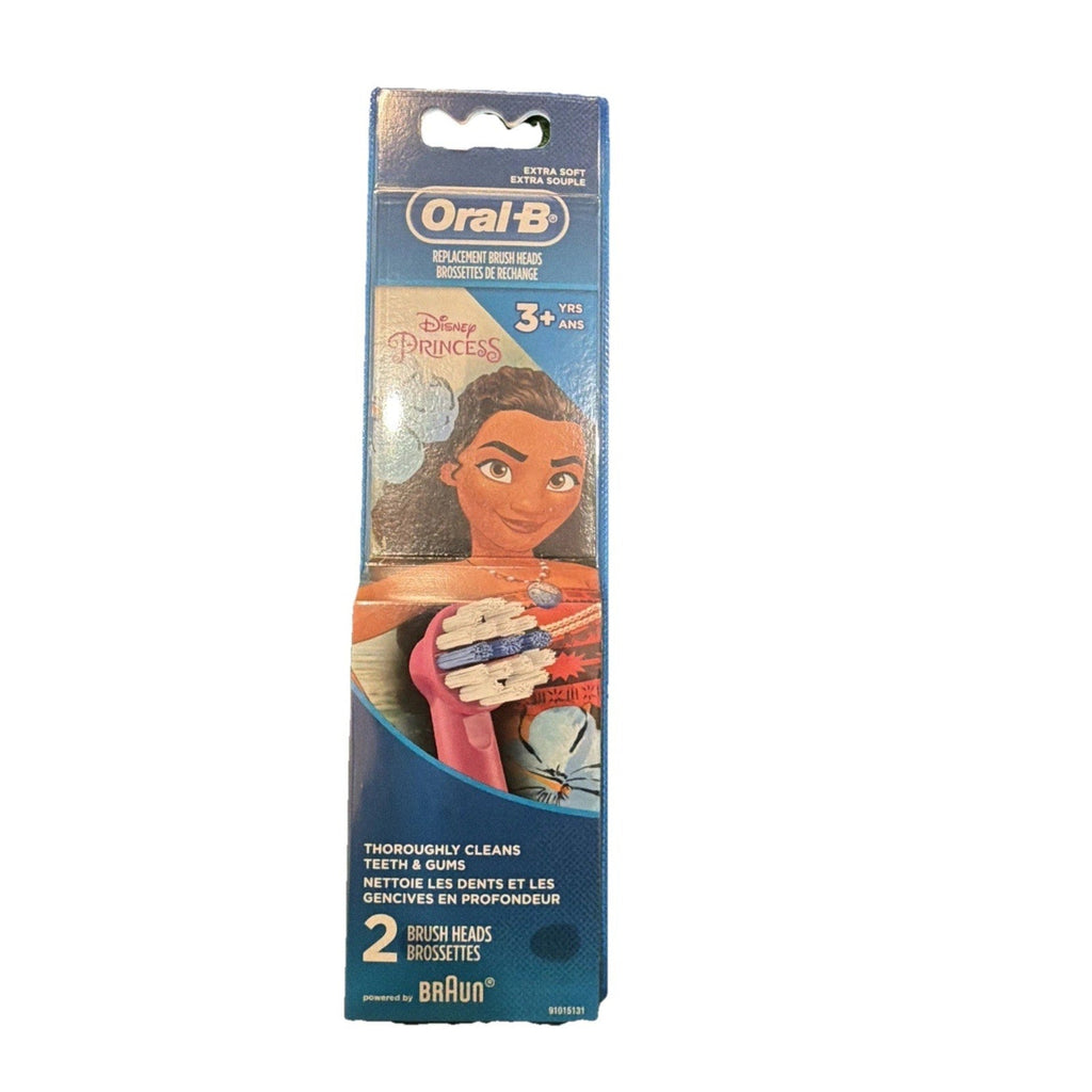 Set of 12 Oral-B Kids Disney Princess Moana Brush Heads 2-Pack, 24 Heads Total