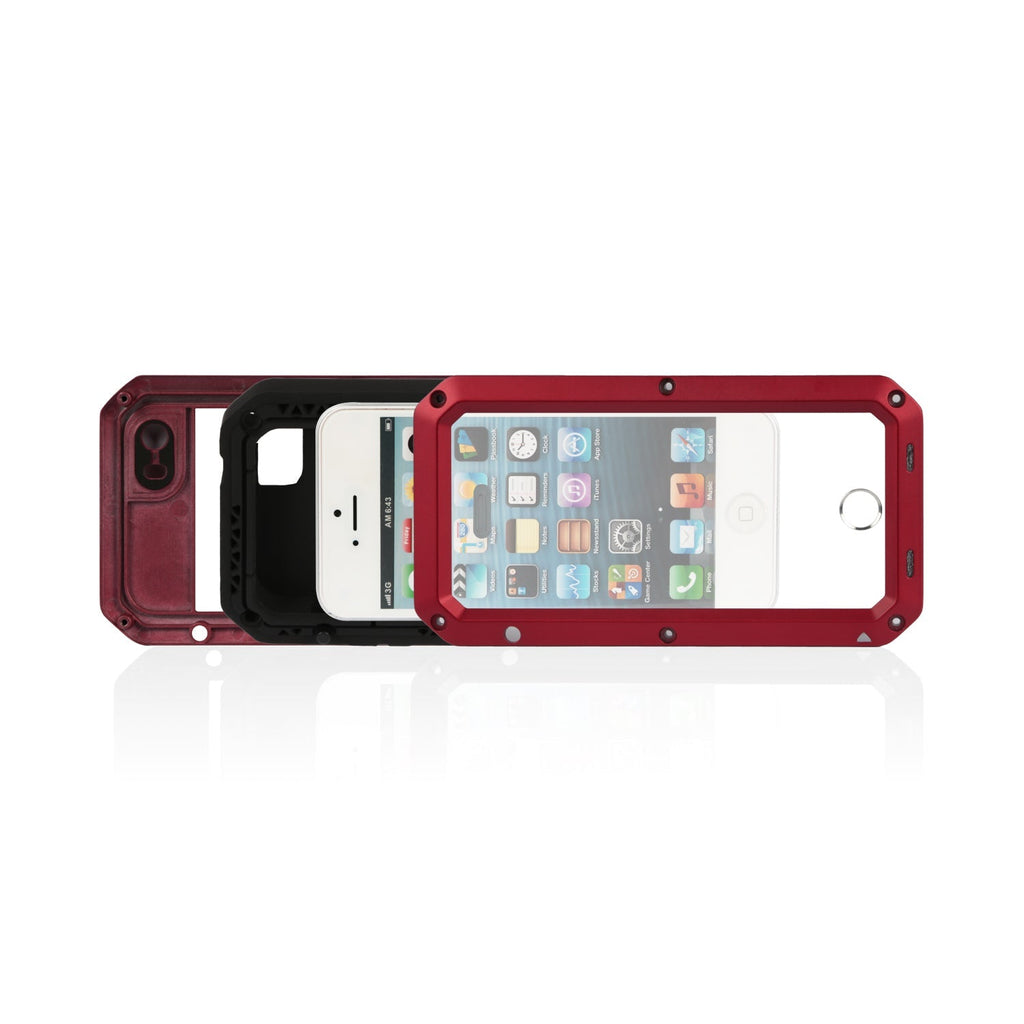 Rugged Shock-Resistant Hybrid Full Cover Case For iPhone 6 Plus