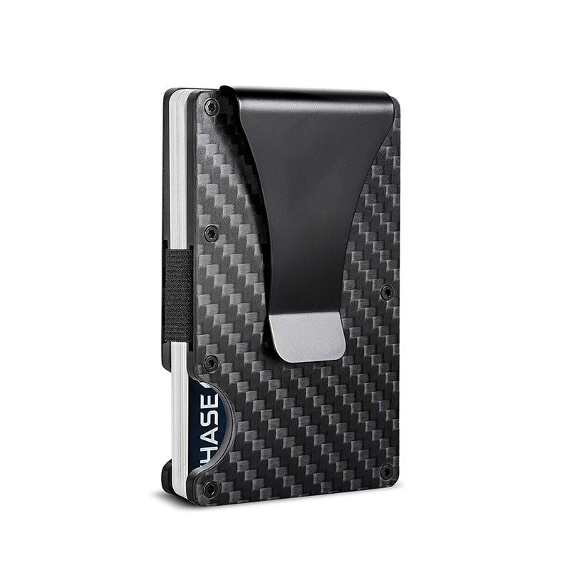 Carbon Fiber Wallet with Metal Card Holder