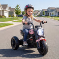 6V Kids Electric Motorcycle with LED Headlight and Music for Toddlers Aged 3-5