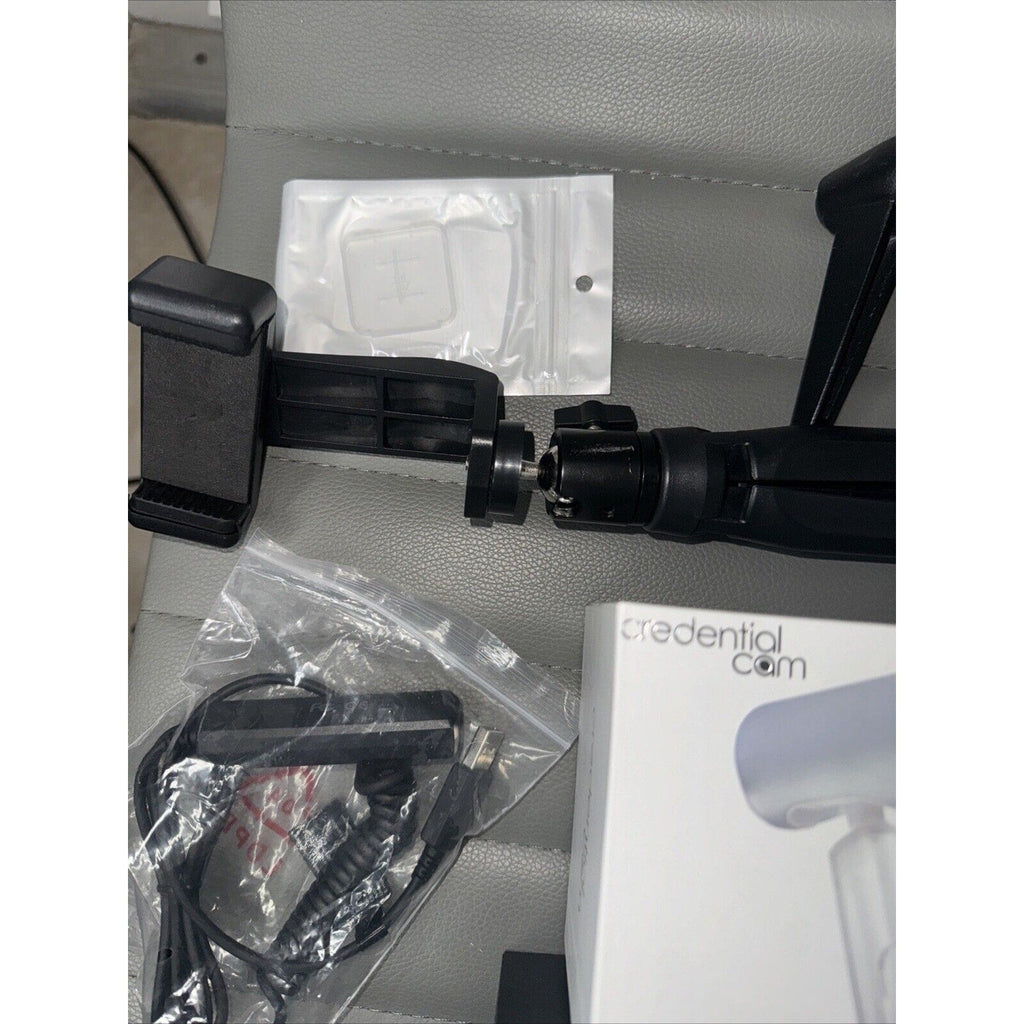 Camera & Tripod Set: Credential Cam, Blue Aluminum Tripods, Mounts & Accessories