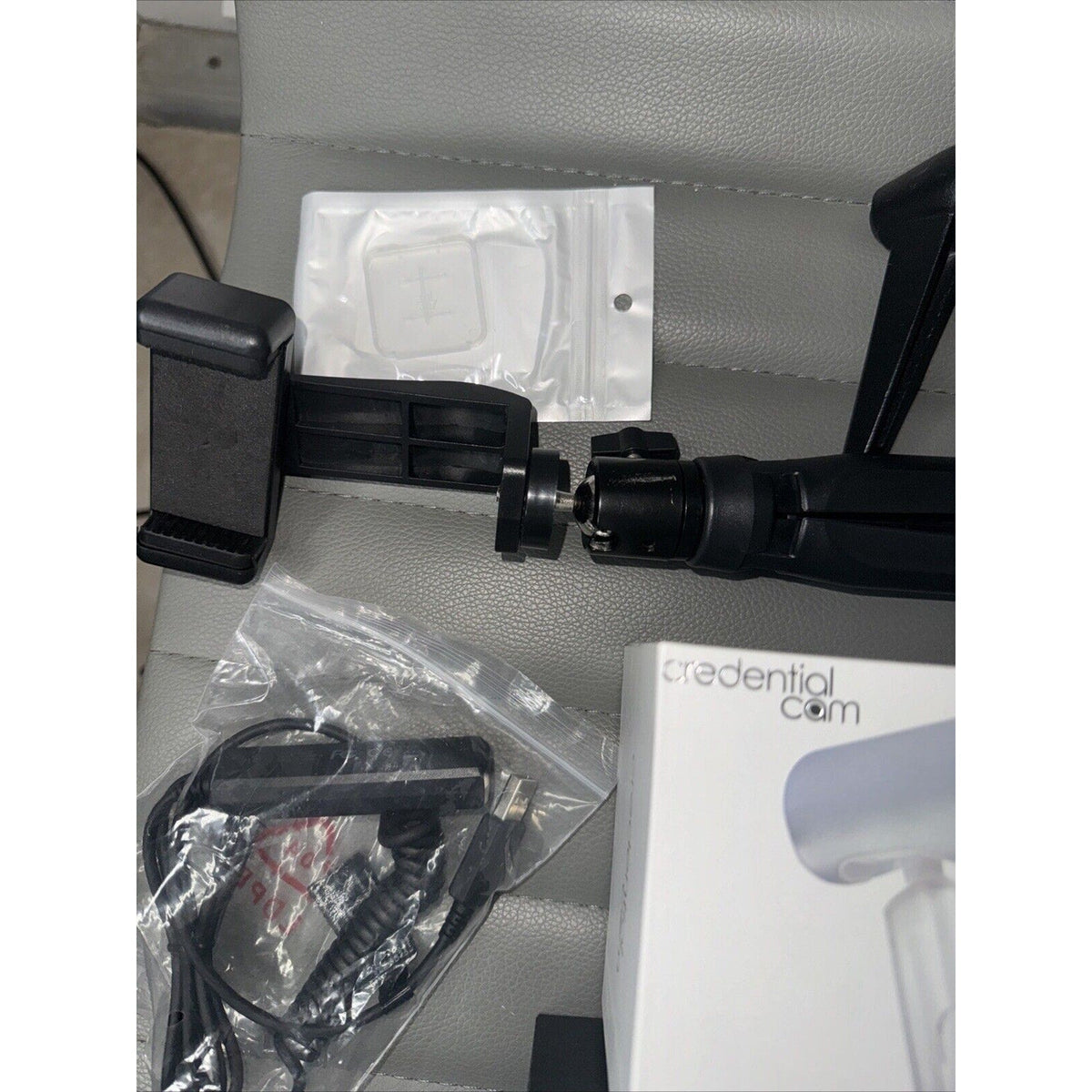 Camera & Tripod Set: Credential Cam, Blue Aluminum Tripods, Mounts & Accessories