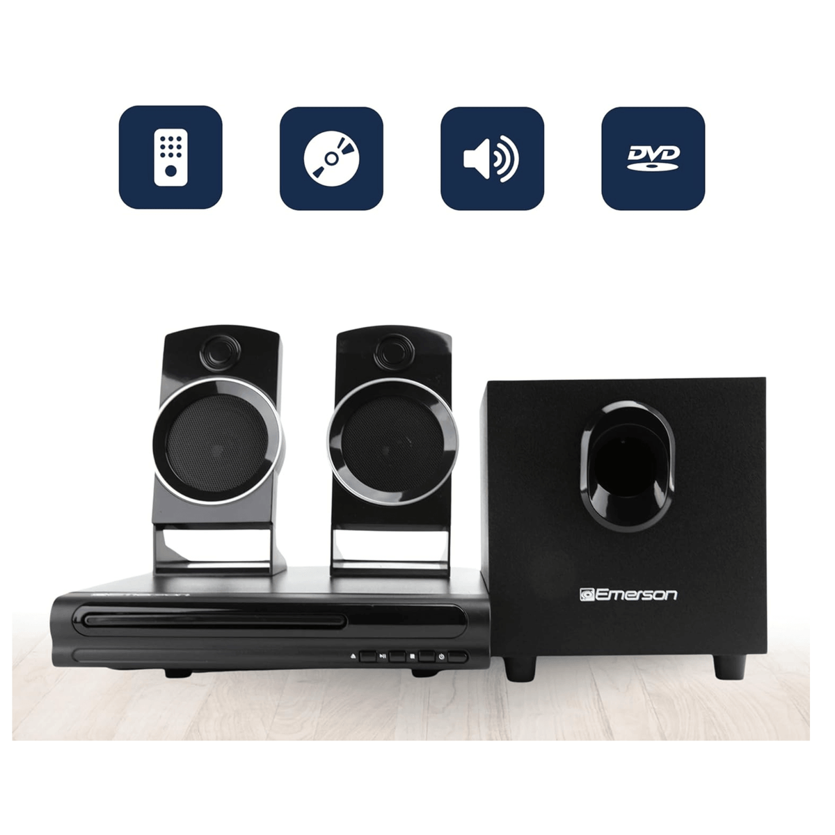 Emerson Surround Sound System & DVD Player - Refurbished