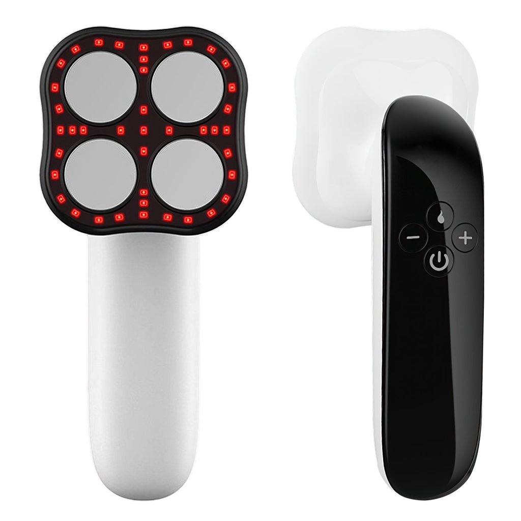 Body Shaping Machine Cordless Cellulite Massager Skin Tightening Device with 3 Modes 10 Levels Heating Function 15Mins Auto-off for Belly Waist Butt A