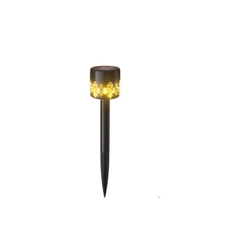 New Solar Plastic Lawn Floor Outlet Projection Lamp, Garden Decoration Lights