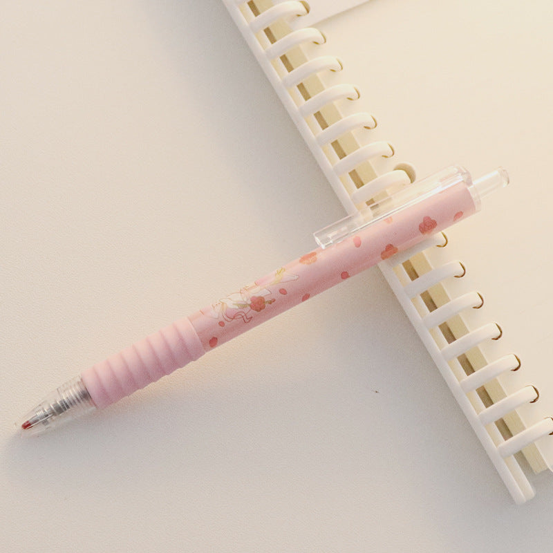 Kawaii Peach Gel Pen - Korean Stationery