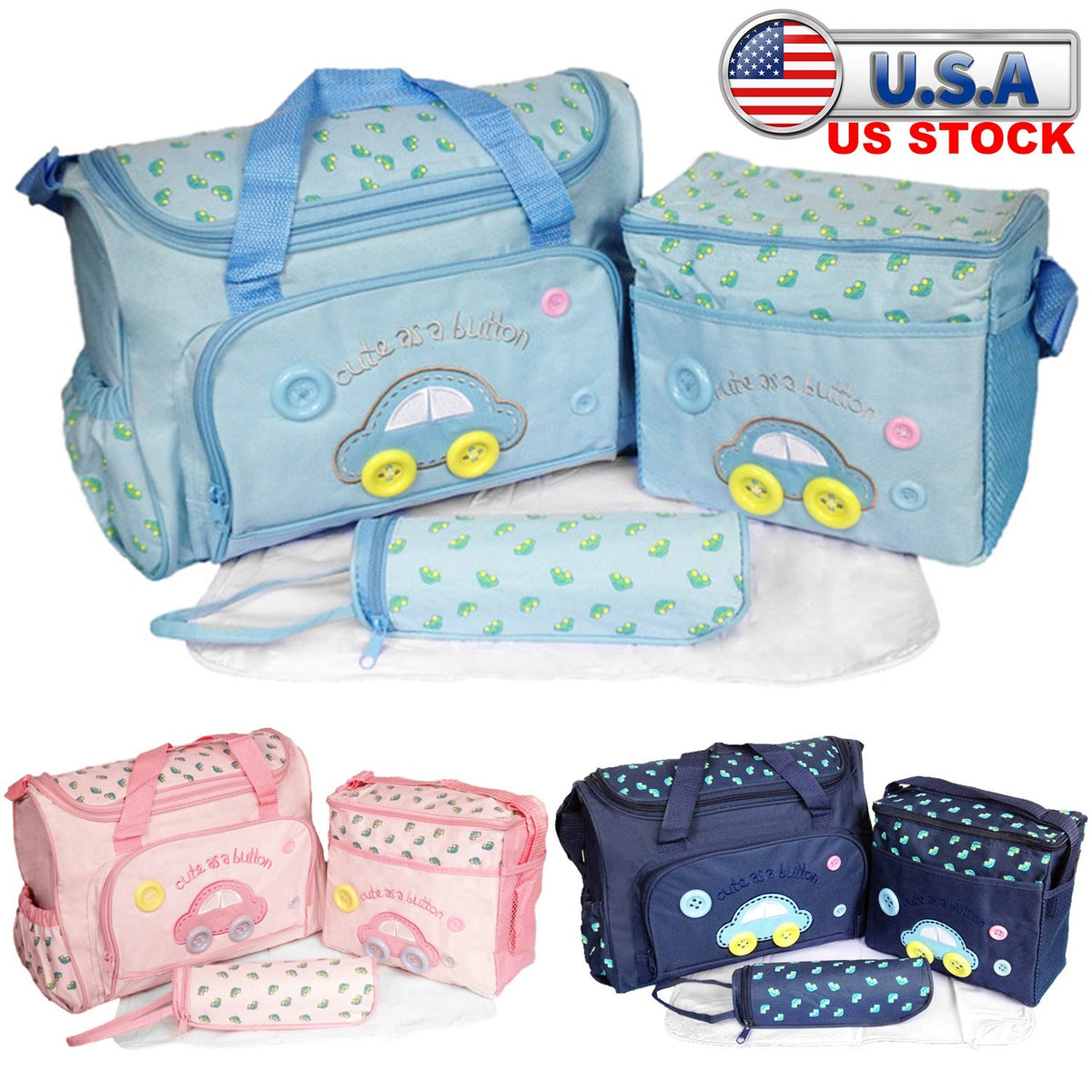 GBruno 4Pcs Diaper Bag